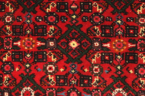 Hossein Abad Blue Runner Hand Knotted 24 X 160  Area Rug 250-29640 Image 1
