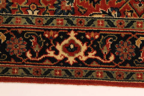 Herati Brown Runner Hand Knotted 26 X 120  Area Rug 250-29649 Image 1