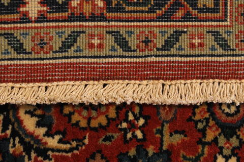 Herati Brown Runner Hand Knotted 26 X 120  Area Rug 250-29649 Image 3
