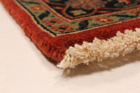 Herati Brown Runner Hand Knotted 26 X 120  Area Rug 250-29649 Image 5