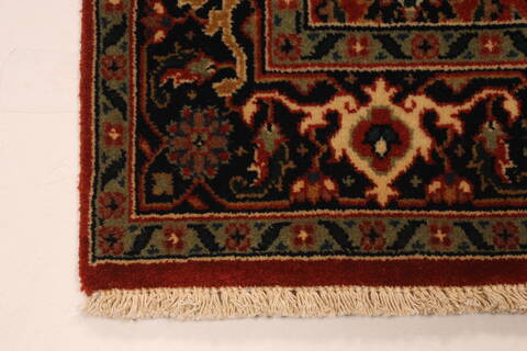 Herati Brown Runner Hand Knotted 26 X 120  Area Rug 250-29649 Image 6