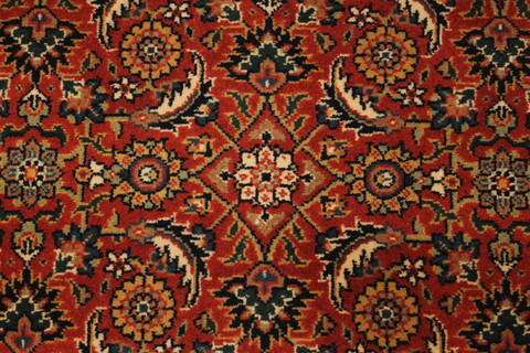 Herati Brown Runner Hand Knotted 26 X 120  Area Rug 250-29649 Image 7