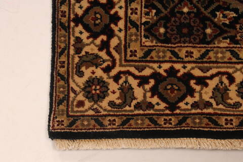 Herati Beige Runner Hand Knotted 26 X 209  Area Rug 250-29651 Image 6