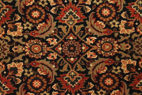 Herati Beige Runner Hand Knotted 26 X 209  Area Rug 250-29651 Image 7