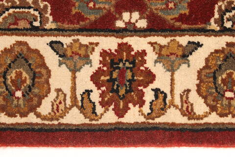 Kashmar Beige Runner Hand Knotted 27 X 194  Area Rug 250-29654 Image 1