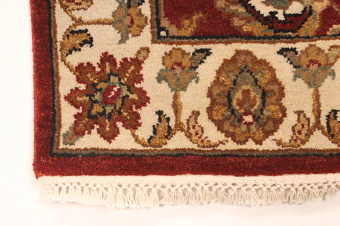 Kashmar Beige Runner Hand Knotted 27 X 194  Area Rug 250-29654 Image 6