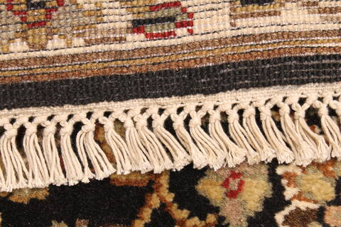 Kashmar Beige Runner Hand Knotted 30 X 911  Area Rug 250-29655 Image 3