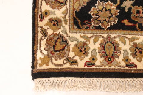 Kashmar Beige Runner Hand Knotted 30 X 911  Area Rug 250-29655 Image 6