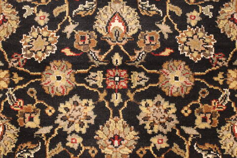 Kashmar Beige Runner Hand Knotted 30 X 911  Area Rug 250-29655 Image 7