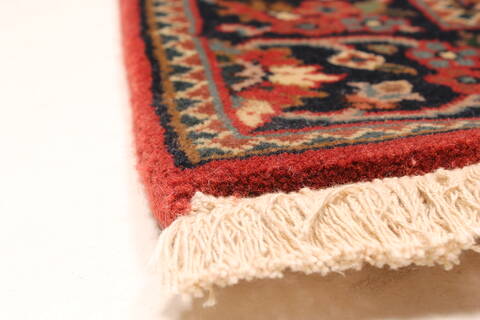 Kashmar Red Runner Hand Knotted 26 X 200  Area Rug 250-29656 Image 4