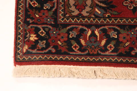 Kashmar Red Runner Hand Knotted 26 X 200  Area Rug 250-29656 Image 5