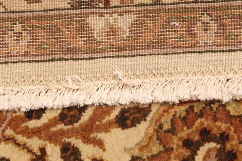 Oushak Beige Runner Hand Knotted 41 X 123  Area Rug 250-29657 Image 2