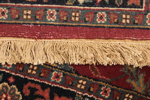 Kashmar Beige Runner Hand Knotted 25 X 179  Area Rug 250-29658 Image 3