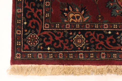Kashmar Beige Runner Hand Knotted 25 X 179  Area Rug 250-29658 Image 6