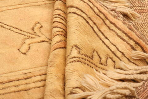 Oushak Brown Hand Knotted 84 X 123  Area Rug 100-29699 Image 2