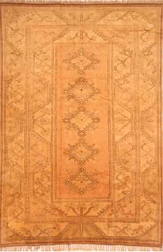 Oushak Brown Hand Knotted 8'4" X 12'3"  Area Rug 100-29699