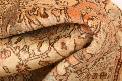 Sarouk Brown Hand Knotted 81 X 115  Area Rug 100-29702 Image 1