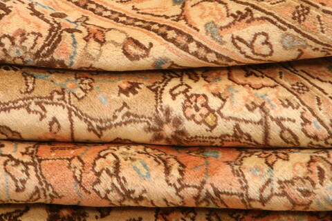 Sarouk Brown Hand Knotted 81 X 115  Area Rug 100-29702 Image 3