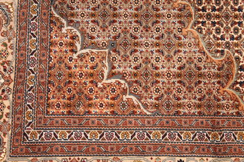 Mahi Beige Runner Hand Knotted 67 X 199  Area Rug 254-29707 Image 5