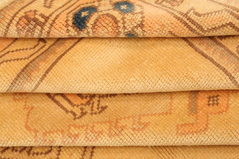 Oushak Brown Hand Knotted 92 X 1110  Area Rug 100-29709 Image 3