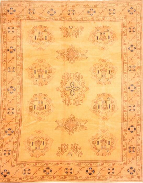 Oushak Brown Hand Knotted 92 X 1110  Area Rug 100-29709 Image 0
