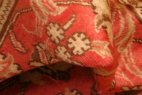 Tabriz Red Hand Knotted 96 X 128  Area Rug 100-29713 Image 2