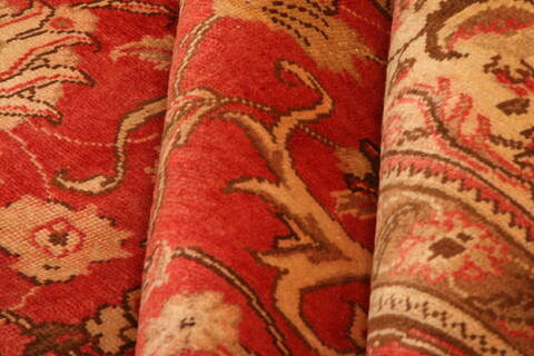 Tabriz Red Hand Knotted 96 X 128  Area Rug 100-29713 Image 3