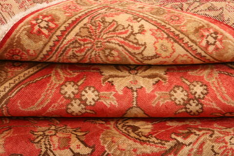 Tabriz Red Hand Knotted 96 X 128  Area Rug 100-29713 Image 4