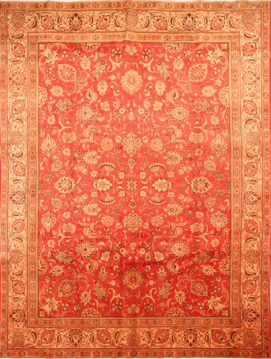 Tabriz Red Hand Knotted 96 X 128  Area Rug 100-29713 Image 0