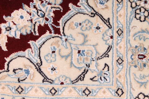 Nain Beige Runner Hand Knotted 29 X 69  Area Rug 254-29717 Image 6