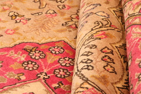 Tabriz Red Hand Knotted 99 X 1210  Area Rug 100-29752 Image 3