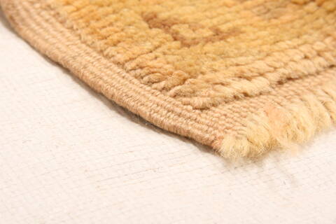 Oushak Yellow Hand Knotted 90 X 123  Area Rug 100-29756 Image 5