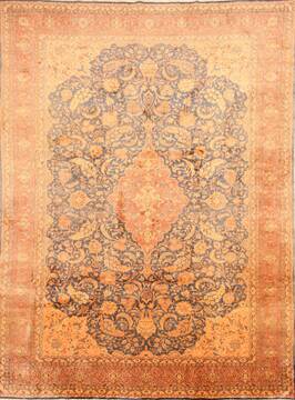 Sarouk Red Hand Knotted 9'2" X 12'9"  Area Rug 100-29757