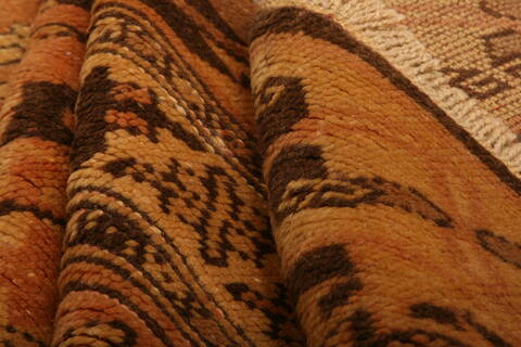 Oushak Brown Hand Knotted 811 X 130  Area Rug 100-29759 Image 2