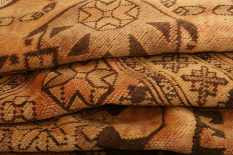 Oushak Brown Hand Knotted 811 X 130  Area Rug 100-29759 Image 3