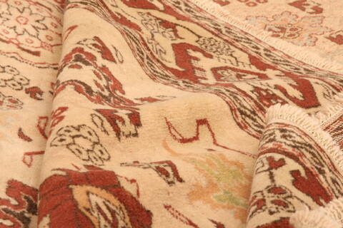 Oushak Beige Hand Knotted 99 X 1210  Area Rug 100-29761 Image 2
