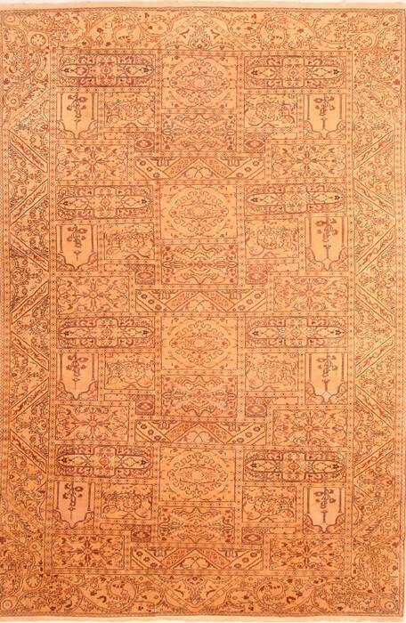 Kayseri Brown Hand Knotted 86 X 1110  Area Rug 100-29762 Image 0
