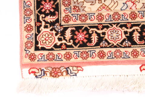 Tabriz Purple Runner Hand Knotted 30 X 96  Area Rug 254-29777 Image 1