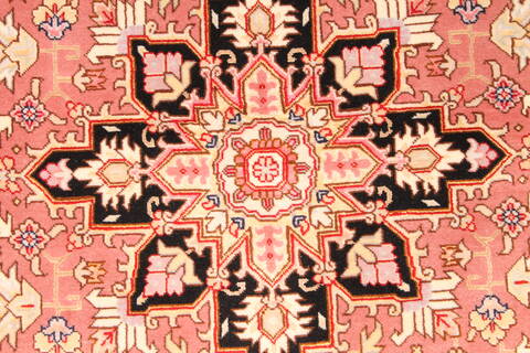 Tabriz Purple Runner Hand Knotted 30 X 96  Area Rug 254-29777 Image 2