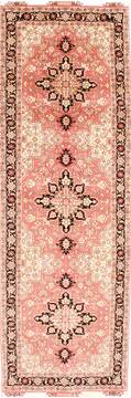 Persian Tabriz Purple Runner 10 to 12 ft Wool Carpet 29777