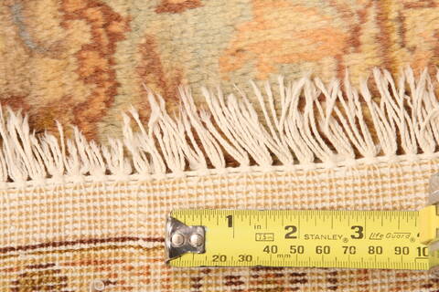Kashan Brown Hand Knotted 99 X 133  Area Rug 100-29794 Image 4