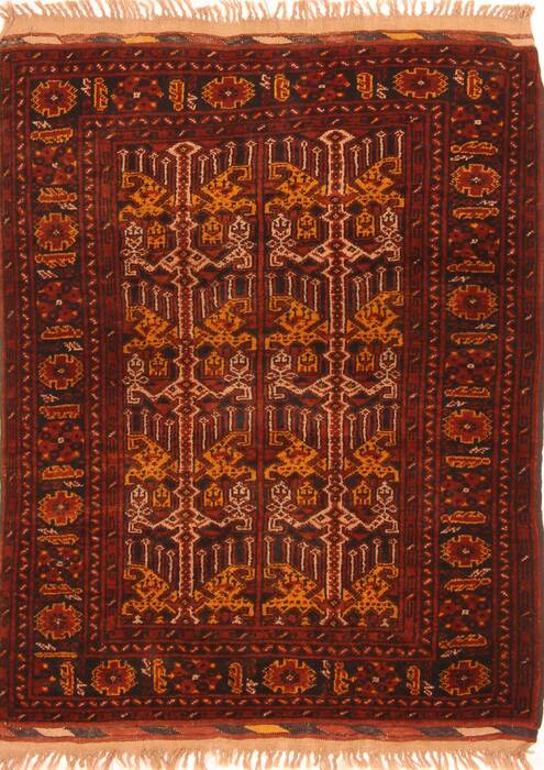 Kunduz Red Hand Knotted 34 X 43  Area Rug 100-29812 Image 0