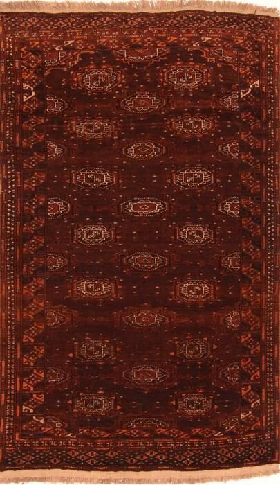 Bokhara Brown Hand Knotted 39 X 64  Area Rug 100-29816 Image 0
