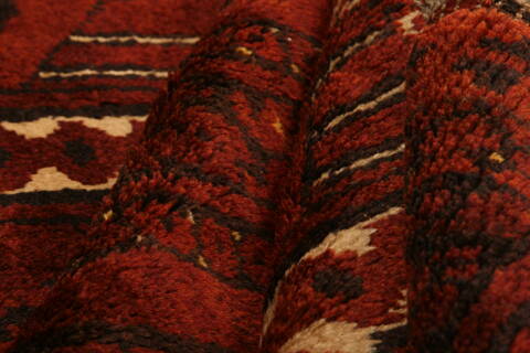 Bokhara Red Hand Knotted 44 X 64  Area Rug 100-29829 Image 2