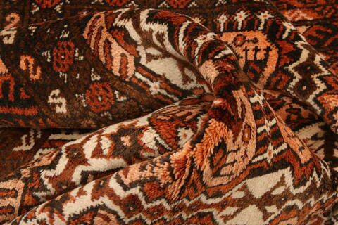 Turkman Red Hand Knotted 37 X 66  Area Rug 100-29854 Image 1