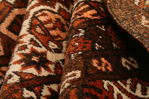 Turkman Red Hand Knotted 37 X 66  Area Rug 100-29854 Image 2