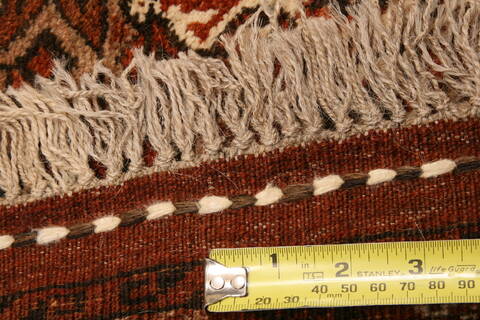 Turkman Red Hand Knotted 37 X 66  Area Rug 100-29854 Image 4