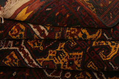 Kunduz Red Square Hand Knotted 36 X 42  Area Rug 100-29855 Image 3