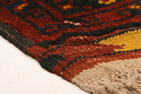 Kunduz Red Square Hand Knotted 36 X 42  Area Rug 100-29855 Image 6