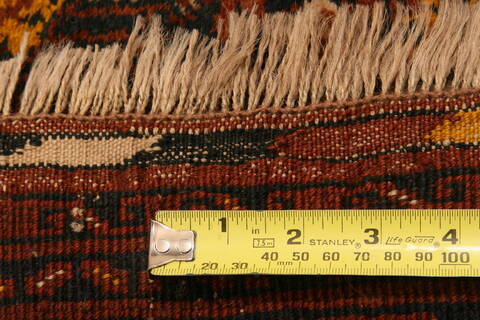 Kunduz Red Hand Knotted 34 X 47  Area Rug 100-29858 Image 4